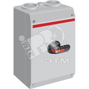 Рубильник в боксе OTP125B3M до 125A 3х-полюсный|1SCA022812R7180| ABB - ABB