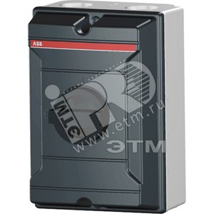 Выкл в боксе алюминий фронт упр 4р 80А KSE480 TPSN | 2CMA144584R1000 | ABB