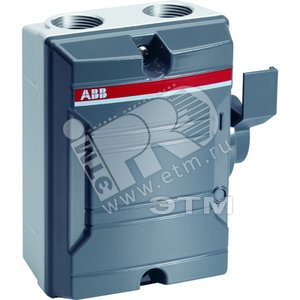 Выкл в боксе упр сбоку алюминий 4р 25А KSE425 TPSN | 2CMA142413R1000 | ABB