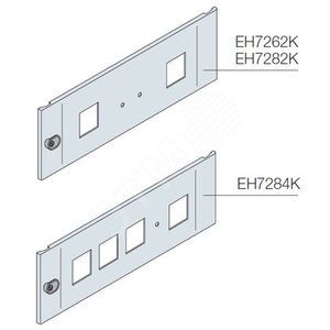 Дверь отсека под 2 изм устр-ва 72x72 200x600мм ВхШ | EH7262K | ABB 2