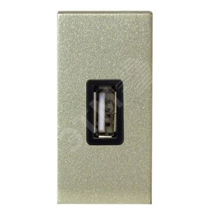 ABB Zenit Шампань Механизм USB зарядного устройства, 1М, 750 мА | N2185 CV  | 2CLA218500N1901 | ABB 2