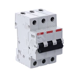 Выключатель автоматический 3P 10A C 4.5кА BMS413C10 3