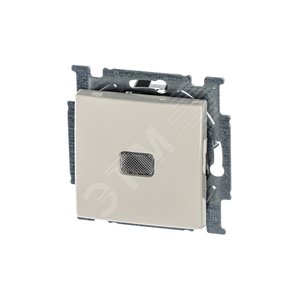 ABB Basic 55 Сл. кость Выключатель 1-клавишный с подсветкой | 1012-0-2156  | 2CKA001012A2156 | ABB - фото 2