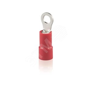 Наконечник кабельный с виниловой изоляцией кольцевой 0,5-1,5 M3,5 (100шт)