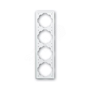 Рамка 4-постовая, серия impuls, цвет альпийский белый | 1754-0-4224 | 2CKA001754A4224 | ABB 2