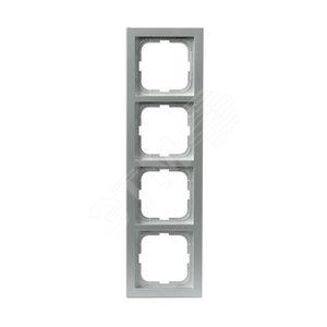 Рамка 4-постовая, серия Impressivo, алюминий | 1724F85-83 | 2TKA000408G1 | ABB - фото 2