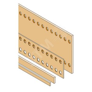 Шина медная плоская 25x5 L=1750мм|1STQ007402A0000 | ABB 2