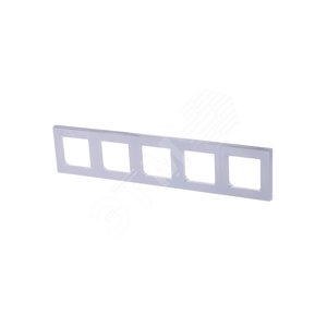ABB Levit Белый / белый Рамка 5-ая | 3901H-A05050 03W | 2CHH015050A6003 | ABB - фото 2