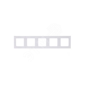 ABB Levit Белый / ледяной Рамка 5-ая | 3901H-A05050 01W | 2CHH015050A6001 | ABB - фото 4