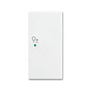 SRD-2-R-94 Клавиша двойная правая free@home, светорегулятор, Basic 55, цвет альпийский белый - фото 2