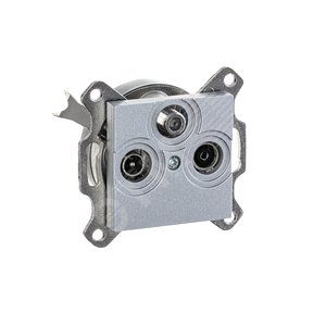 ABB Levit Серебро Розетка TV-R-SAT единственная | 5011H-A03303 70W | 2CHH083303A6070 | ABB 3