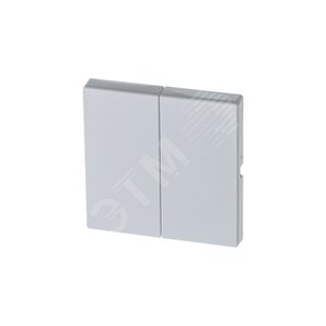 Клавиша для мех. 2-клавишных выключателей/переключателей/кнопок серия solo/future цвет davos/альпийский белый | 1751-0-3076  | 2CKA001751A3076 | ABB 2