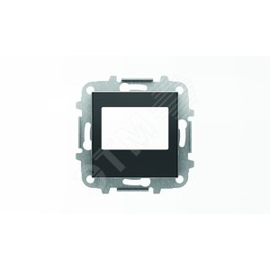 Накладка для механизма цифрового FM-радио арт.9368 и/или механизма (блока) ДУ арт.9368.2, серия SKY, цвет чёрный барх.|2CLA856800A1501| ABB 2