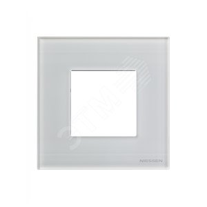 ABB Zenit Стекло Белое Рамка 1-я (2мод) | N2271 CB  | 2CLA227100N3001 | ABB - фото 4