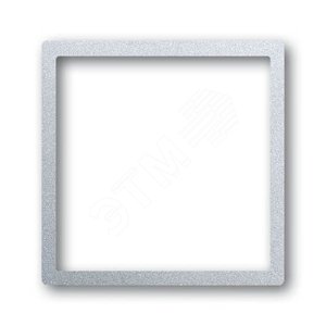 Плата центральная (накладка) для механизма светоиндикатора 2062 U, серия impuls, цвет серебристо-алю 2