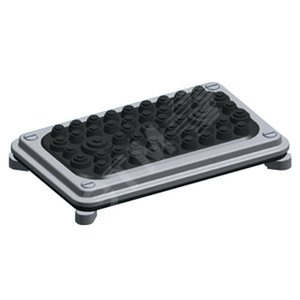 Фланец д/шк.типа R. W 2хPG29. 5PG16 | ZW52 | ABB 2