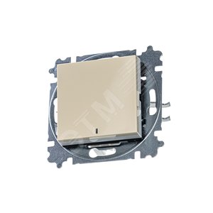 ABB Levit Слоновая кость / белый Переключатель 1-кл. с подсветкой ориентационная | 3559H-A06446 17W | 2CHH590646A6017 | ABB - фото 2