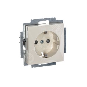 ABB Basic 55 Сл. кость Розетка с/з с защитными шторками | 2013-0-5279  | 2CKA002013A5279 | ABB - фото 4
