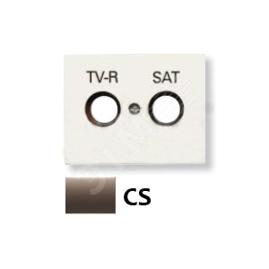 накладка TV-R/SAT розетки  Olas папирус - ABB