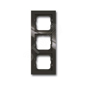 Рамка 3-постовая, серия axcent, цвет ch?teau-black | 1754-0-4493  | 2CKA001754A4493 | ABB 2