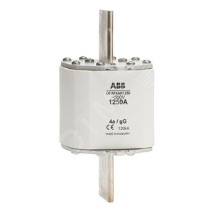 Предохранитель OFAF4AH1000 1000A тип gG размер4а, до 500В | 1SCA022637R4280 | ABB - фото 2
