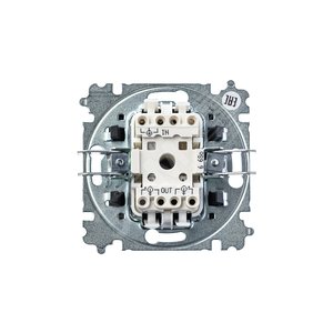 ABB Levit Серебро / дымчатый чёрный Переключатель 1-кл. | 3559H-A06445 70W | 2CHH590645A6070 | ABB - фото 3