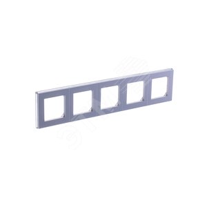 ABB Levit Серебро / дымчатый чёрный Рамка 5-ая | 3901H-A05050 70W | 2CHH015050A6070 | ABB - фото 3