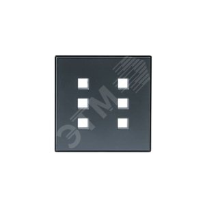 Центральная плата 6-ти канального индикатора Signal, Impressivo, алюминий | 6V-83 | 2TKA001577G1 | ABB - фото 2