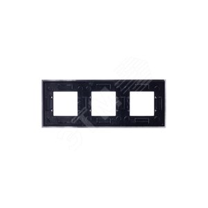 ABB Zenit Сталь Рамка 3-я (2+2+2) мод | N2273 OX  | 2CLA227300N4001 | ABB - фото 4