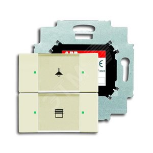 6126/01-82-500 Сенсор 2-кл. с коплером в комплекте, слоновая кость | 6116-0-0196  | 2CKA006116A0196 | ABB 2