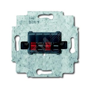 Розетка для громкоговор.,4-р.,чёрный | 0230-0-0404 | 2CKA000230A0404 | ABB - фото 2