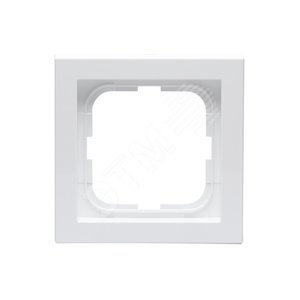 Рамка 1-постовая, серия Impressivo, белый | 1721F85-84 | 2TKA000287G1 | ABB - фото 2