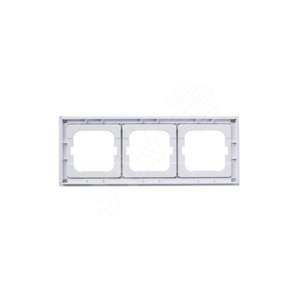 Рамка 3-постовая, серия axcent, цвет белый | 1754-0-4333 | 2CKA001754A4333 | ABB - фото 3