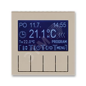 ABB Levit Кофе макиато / белый Терморегулятор универсальный программируемый | 3292H-A10301 18 | 2CHH911031A4018 | ABB 2