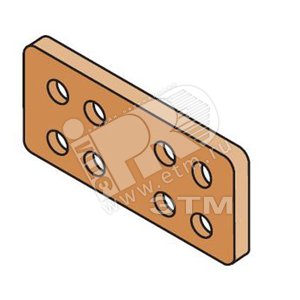 Соединитель 1250/1600А для шин 1250/1600А(4шт) | AD1069 | ABB - ABB