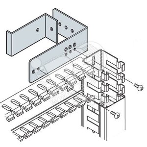 Держатель для перф.каб-канала (4шт),металл | AD1098 | ABB