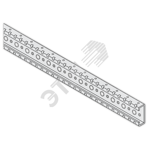 Профиль поперечный гальв.  L=188мм(2шт) 2