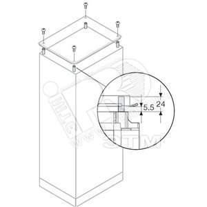 Проставки для вентиляции шкафа (IP20) | AE1015 | ABB