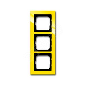 Рамка 3-постовая серия axcent цвет жёлтый | 1754-0-4336  | 2CKA001754A4336 | ABB 2