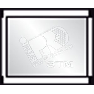 Пластрон прозрачный 2ряда/2 рейки