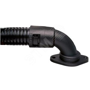 Фитинг AL, 90°, поворотный с фланцем, нейлон, черный, ?13, AL13/FL/C90/BL, 10 шт. (AL13/FL/C90/BL) - ABB