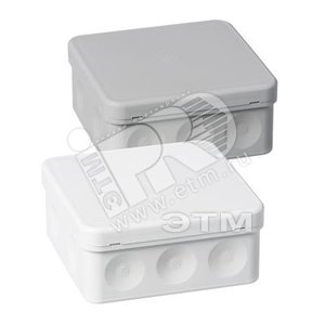 Коробка разветвительная, квадратная, 104х104 мм IP 55, серая | AP10/G | 2TKA140003G1 | ABB - ABB