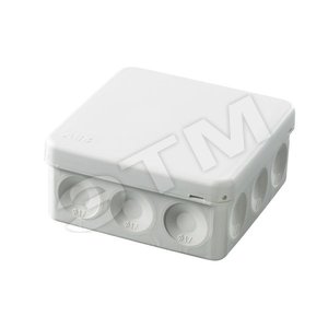 Коробка распр 86х86x40 IP65 14мембран.вводов белая - ABB