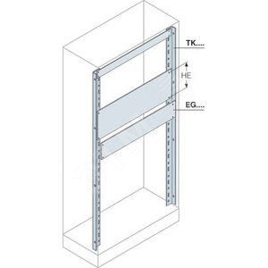 Панель алюминиевая для 19 дюймов 2HE H=44.45мм 2
