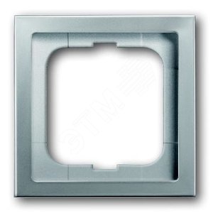 Рамка 1-постовая, серия pur/сталь | 1754-0-4500 | 2CKA001754A4500 | ABB - фото 2