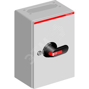 Рубильник в металическом боксе OTL25T3B до 30А 3х-полюсный, 1НО доп. контакт, резьба 2хМ32+М16 | 1SCA022571R9230 | ABB 2