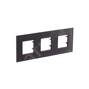 ABB Zenit Стекло Кофейное Рамка 3-я (2+2+2 мод) | N2273 CC  | 2CLA227300N3701 | ABB - фото 3