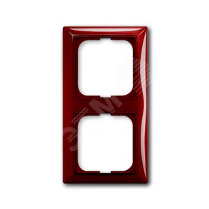 Basic 55 Рамка х 2 foyer-redr-red - фото 2