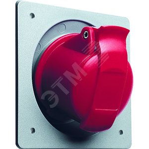 Розетка панельная с угловым унифицированным фланцем 332RAU6, 32A, 3P+E, IP44, 6ч | 2CMA193274R1000 | ABB 2