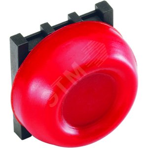 Кнопка KP6-40R красная с резиновым колпачком IP66 с монтажной ко лодкой | 1SFA616105R4001 | ABB 2